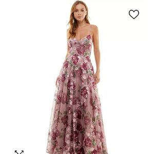 Floral gown size large